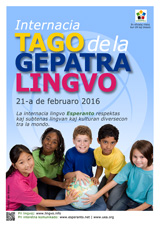 Internacia Tago de la Gepatra Lingvo, 21-a de februaro 2016 - (esperanta | eo | Esperanto) klaku por vidi la grandan (preseblan) afiŝversion (en nova fenestro)