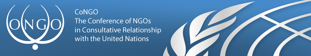 The Conference of Non-Governmental Organizations in Consultative Relationship with the United Nations (CoNGO)