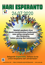 ESPERANTO-TAGO 2020 - indonezia - granda, presebla, afiŝa versio - klaku ĉi tien, por malfermi ĝin en nova fenestro